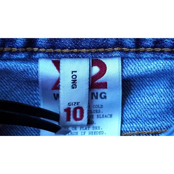 X2 Jeans Womens Size 10 Long Slim Low Rise Boot Cut 2006 - Picture 3 of 16